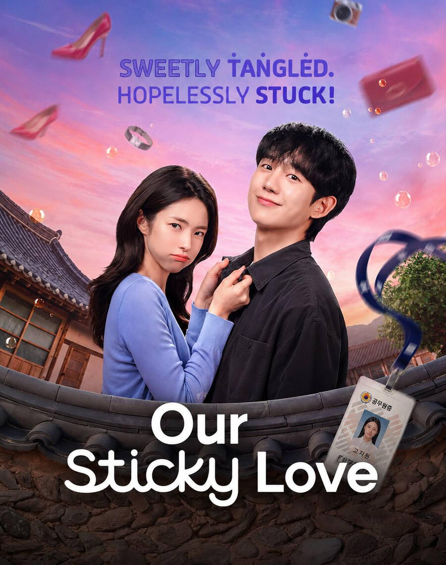 OUR STRICKY LOVE (2026) SSynopsis: Ambitious prosecutor Ko Eun Sae loses all her memories after a mysterious accident while investigating a powerful crime syndicate. Awakening in a quiet rural village with no recollection of her identity, she is welcomed by Jang Tae Ha, a former