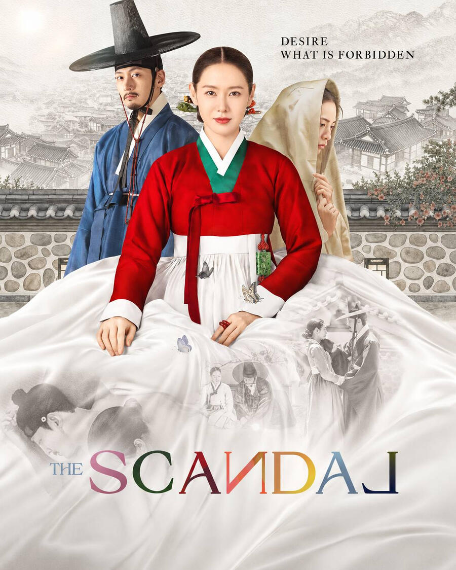 THE SCANDAL (2026) Description Set in the rigid social world of the Joseon era, Madam Cho is a sharp and charismatic woman trapped by the strict limitations imposed on her because of her gender. Frustrated by a life dictated by rules she never chose, she decides to reclaim a